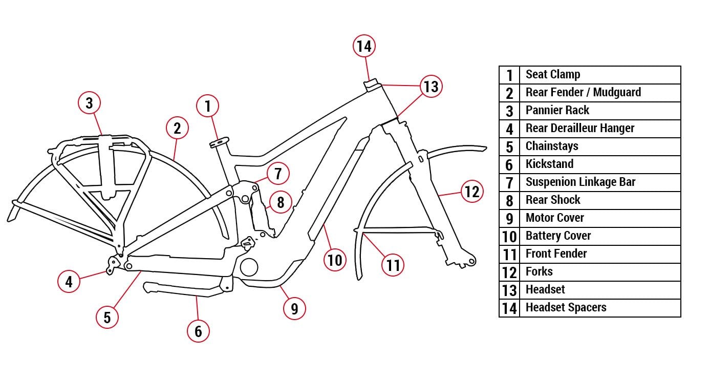 Scott Axis Evo eRide Spares | Westbrook Cycles
